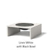 Select Finish: Linen White - Black Bowl