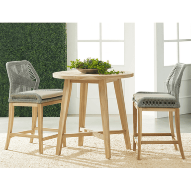 Woven Loom Outdoor Counter Stool