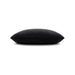 Luxe Velour Charcoal Lumbar Pillow Side