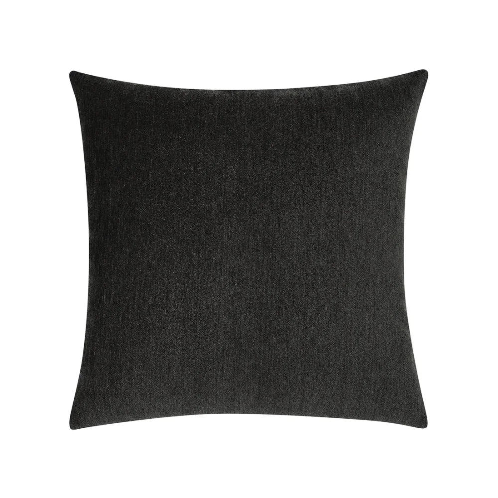 Luxe Velour Charcoal Pillow Front