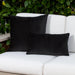 Luxe Velour Charcoal Pillow Lifestyle
