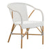Almond Frame & White Weave with Cappuccino Dots