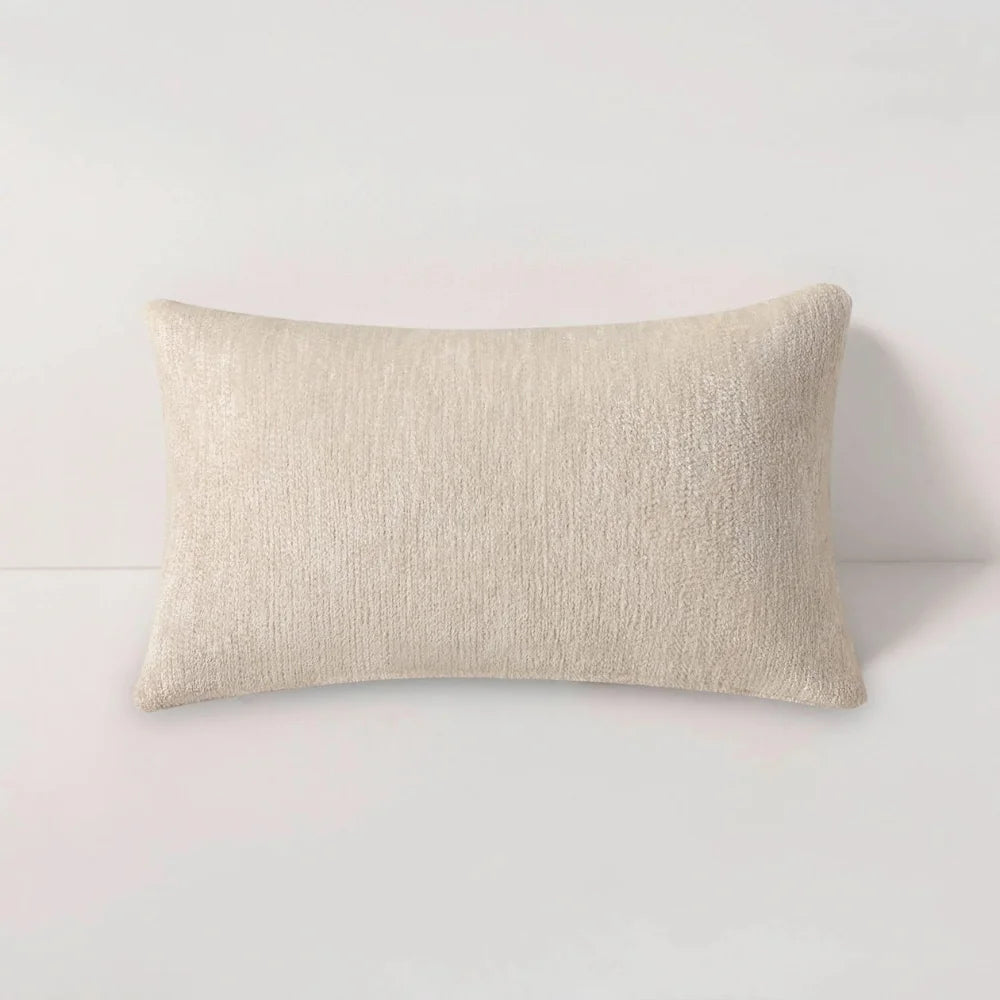 Marley Parchment Outdoor Rectangular Lumbar Pillow