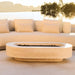 Mason Pill Outdoor Fire Table Front View