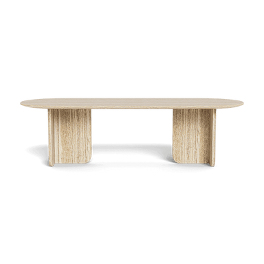 Boxhill's Maui Oval Outdoor Dining Table Front View