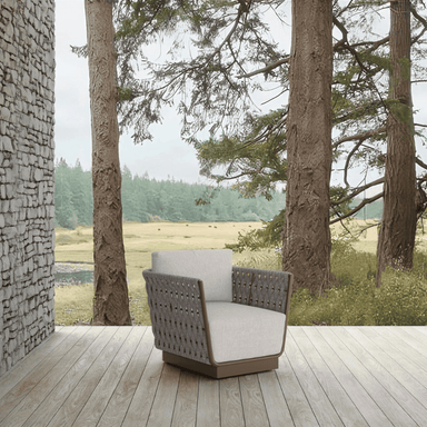 Boxhill's Maui Outdoor Club Swivel Chair