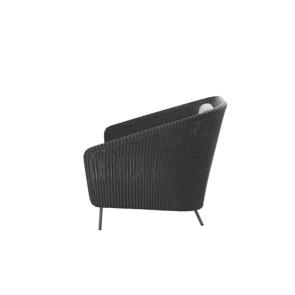 Boxhill's Mega Modern Outdoor Lounge Chair side view in white background