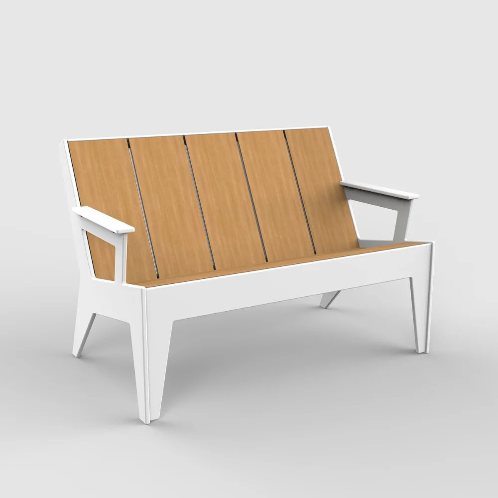 Natural Oak + White Finish