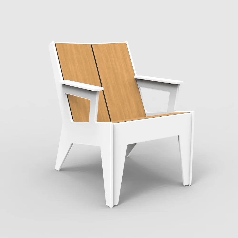 Natural Oak + White Finish