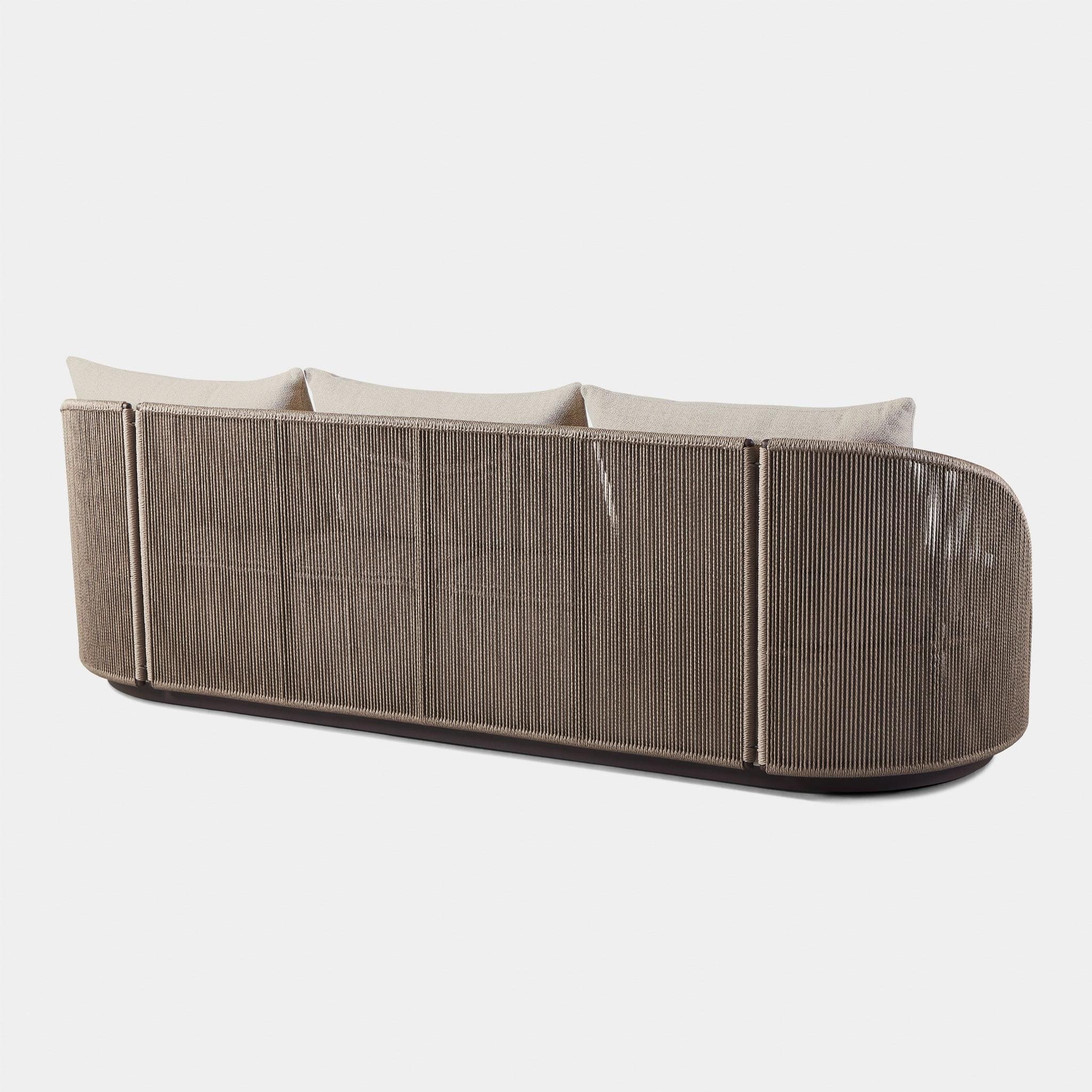 Boxhill's Milan Outdoor 3 Seat Sofa back view