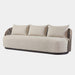 Boxhill's Milan Outdoor 3 Seat Sofa Side View