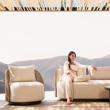 Boxhill's Milan Outdoor 3 Seat Sofa Lifestyle Image