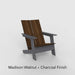 Madison Walnut + Charcoal Finish