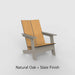 Natural Oak + Slate Finish