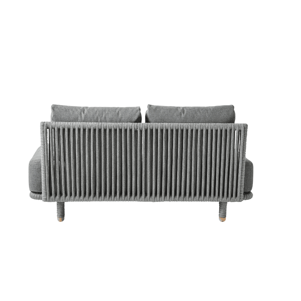 Boxhill's Moments 2-Seater Sofa Module back view in white background