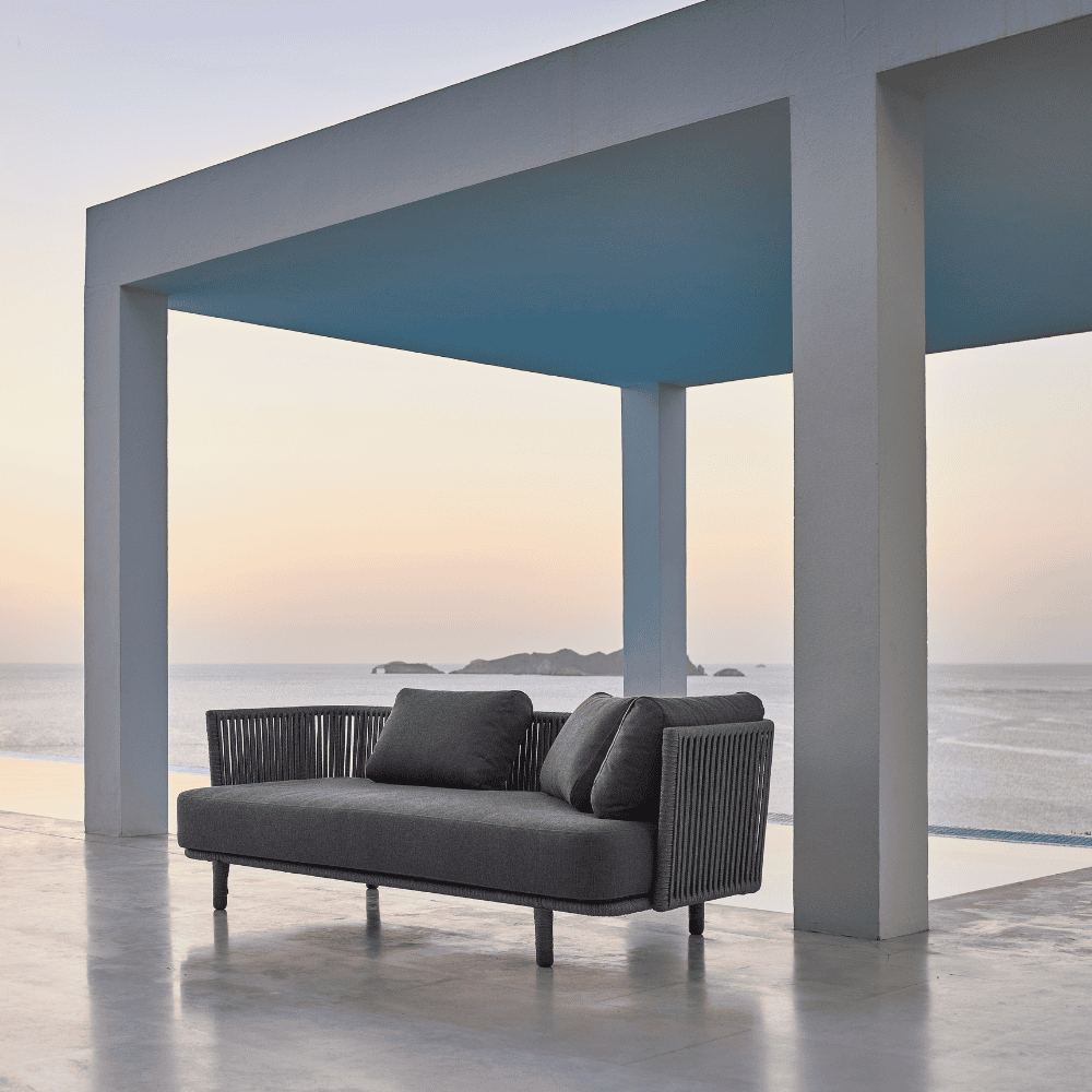 Boxhill's moments-3-seater-sofa lifestyle image beside the pool