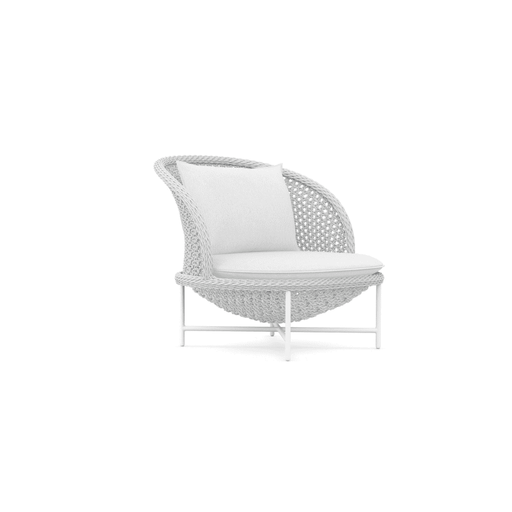 Boxhill's Montauk Outdoor Club Chair front side view in white background