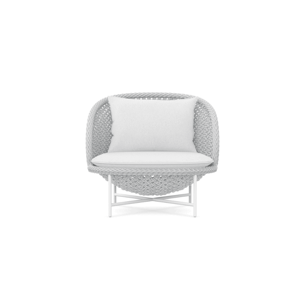 Boxhill's Montauk Outdoor Club Chair front view in white background