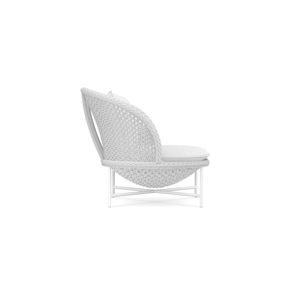 Boxhill's Montauk Outdoor Club Chair side view in white background