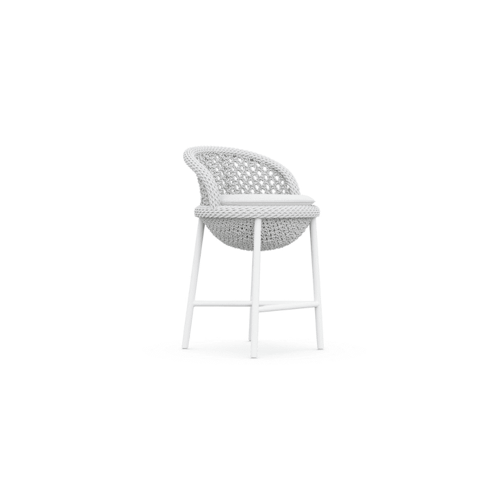 Boxhill's Montauk Outdoor Counter Stool front side view in white background