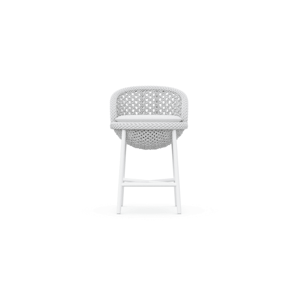 Boxhill's Montauk Outdoor Counter Stool front view in white background