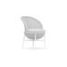 Boxhill's Montauk Outdoor Dining Chair front side view in white background