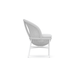Boxhill's Montauk Outdoor Dining Chair side view in white background