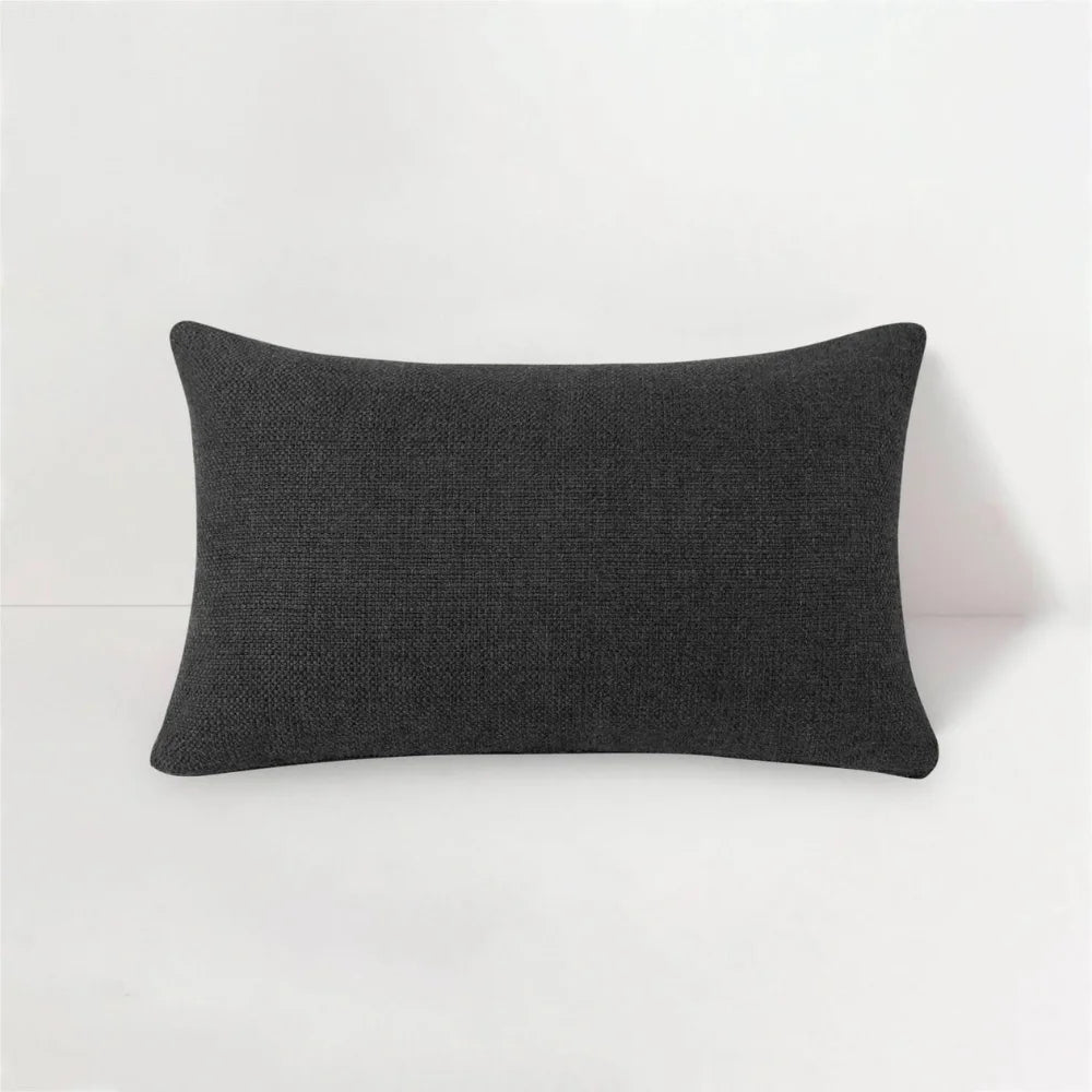 Monterey Charcoal Outdoor Rectangular Lumbar Pillow