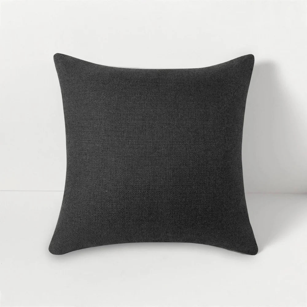 Monterey Charcoal Outdoor Square Throw Pillow