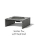 Art Finish: Mottled Zinc - Black Bowl