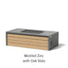 Art Finish: Mottled Zinc + Oak