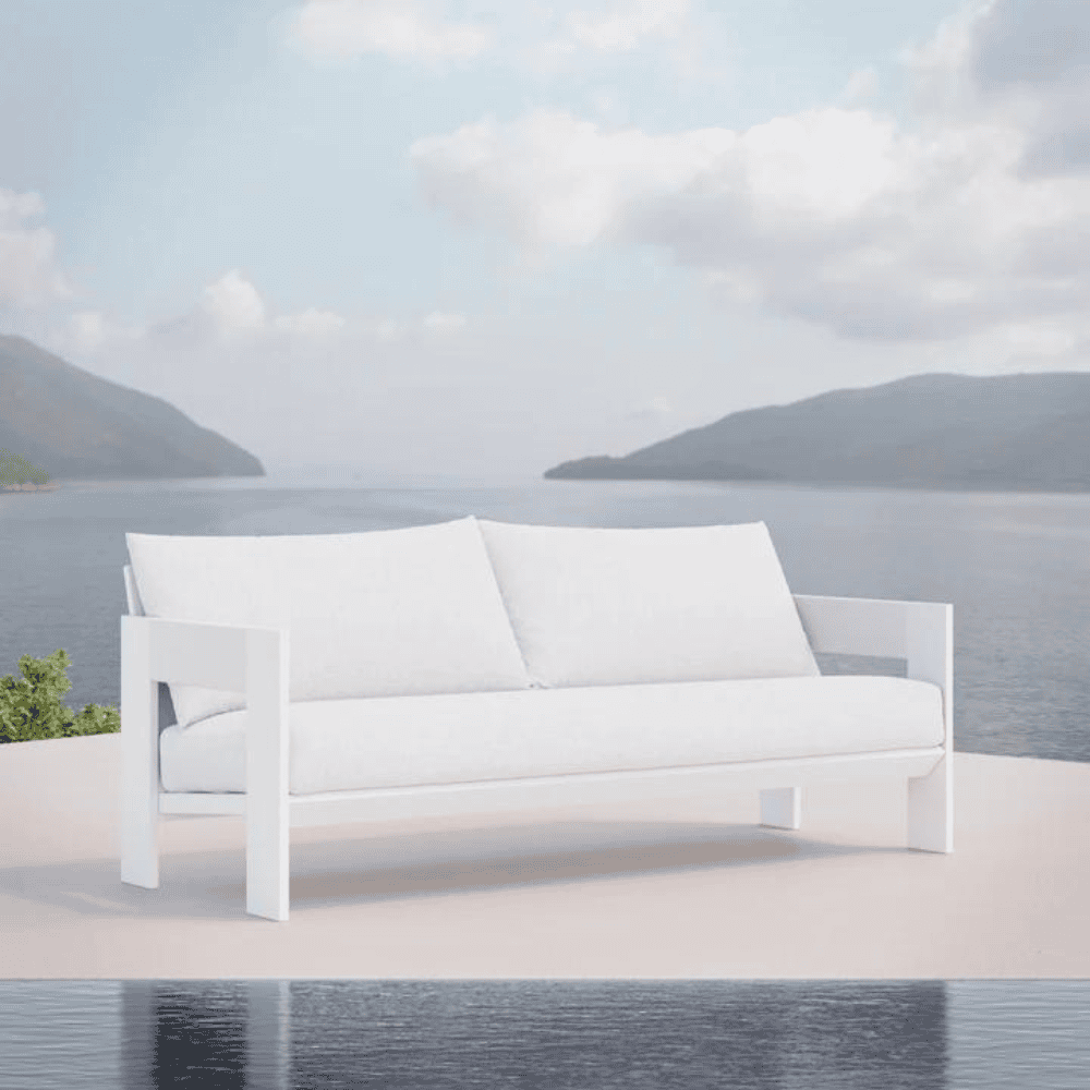 Boxhill's Mykonos Outdoor 3 Seat Sofa Lifestyle Image