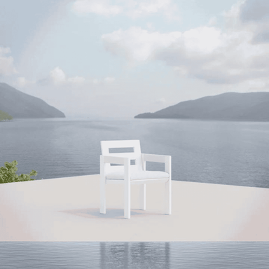 Boxhill's Mykonos Outdoor Dining Chair Lifestyle Image