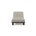 Rectangular outdoor chaise lounge in beige fabric with bronze aluminum base, adjustable backrest