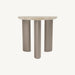 Aluminum Taupe Frame + Travertine Natural Top