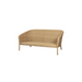 Boxhill's Ocean Large Outdoor 2-Seater Sofa Natural Frame no cushion