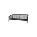 Boxhill's Ocean Large Outdoor 3-Seater Sofa Dark Grey Frame no cushion