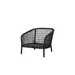 Boxhill's Ocean Large Outdoor Lounge Chair Dark Grey Frame no chushion