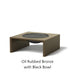 Art Finish: Oil Rubbed Bronze - Black Bowl