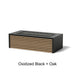 Select Finish: Oxidized Black + Oak