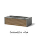 Art Finish: Oxidized Zinc + Oak