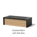 Select Finish: Oxidized Black + Oak