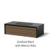Select Finish: Oxidized Black + Walnut