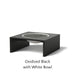 Select Finish: Oxidized Black - White Bowl