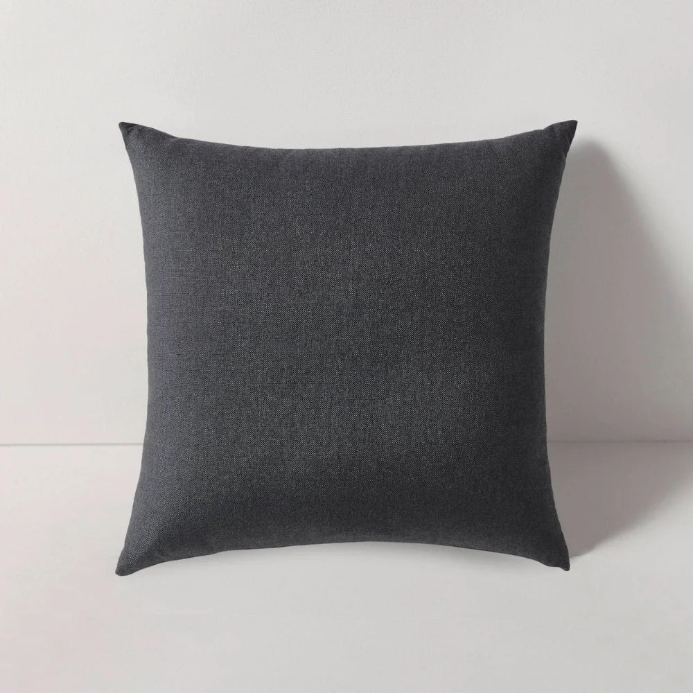 Panama Grafito Outdoor Square Throw Pillow