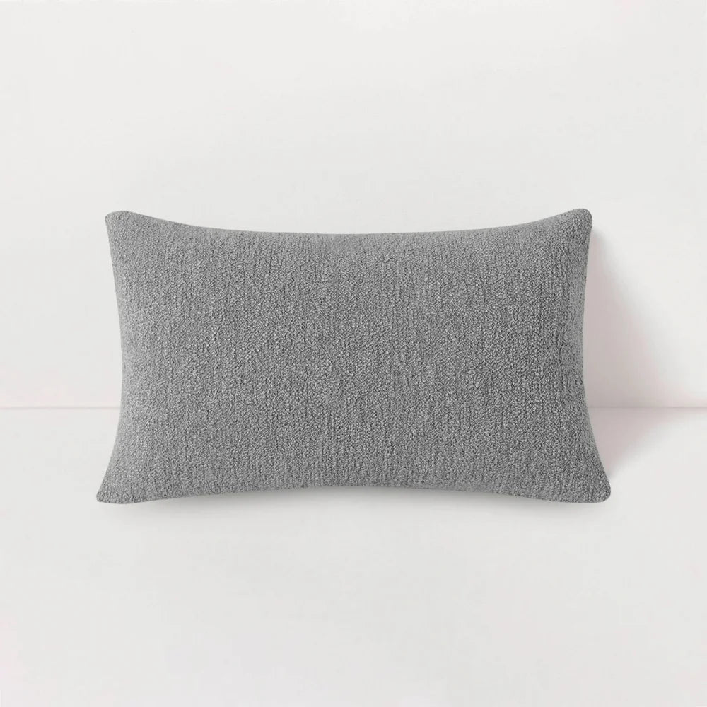 Pebble Fog Outdoor Rectangular Lumbar Pillow