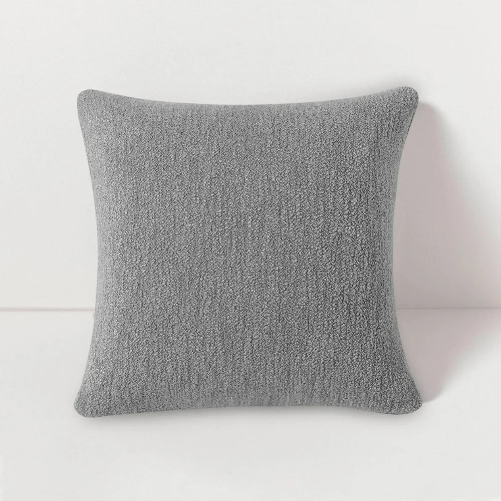 Pebble Fog Outdoor Square Throw Pillow
