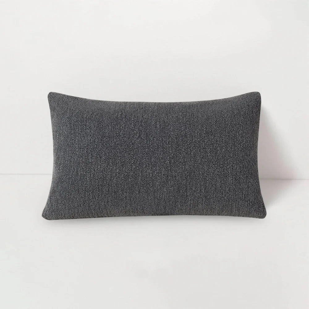 Pebble Smoke Outdoor Rectangular Lumbar Pillow