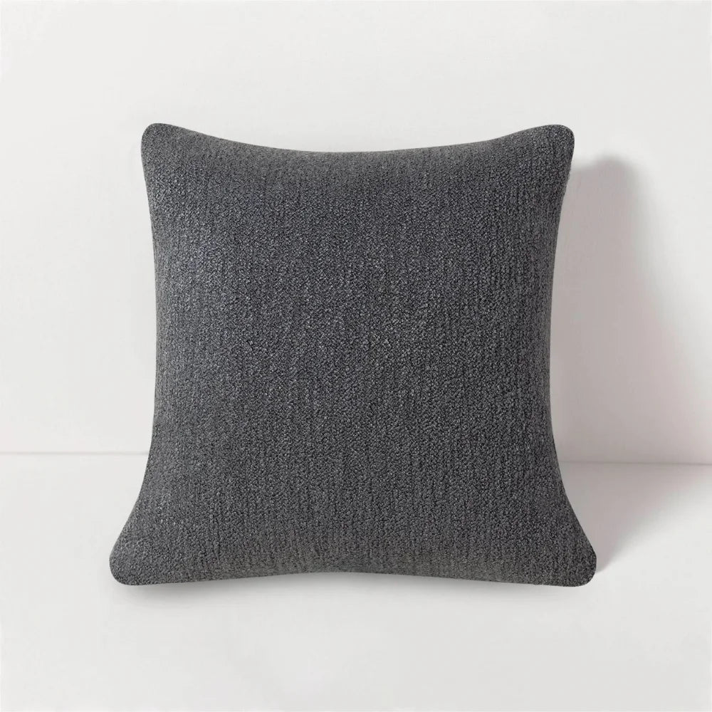 Pebble Smoke Outdoor Square Throw Pillow