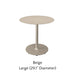 Large Beige with Round Base